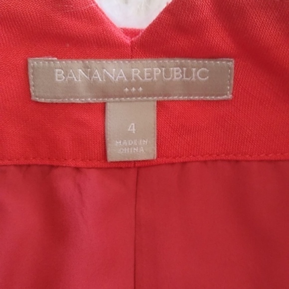 Banana Republic Coral Linen Blend Tie Waist Skirt Size - 4 - Picture 11 of 14